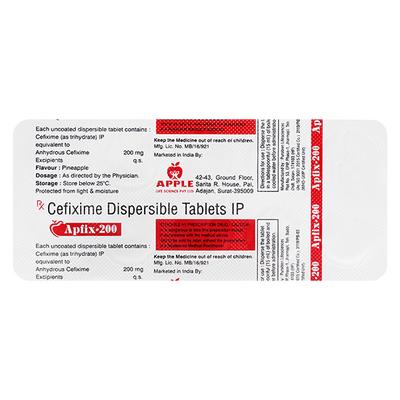 APFIX 200 Tablet 10's - Bacterial Infections-Cep