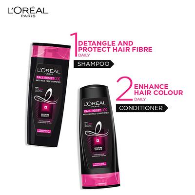 L'Oreal Paris Fall Resist 3X Anti Hairfall Shampoo 82.5 Ml - Shampoos
