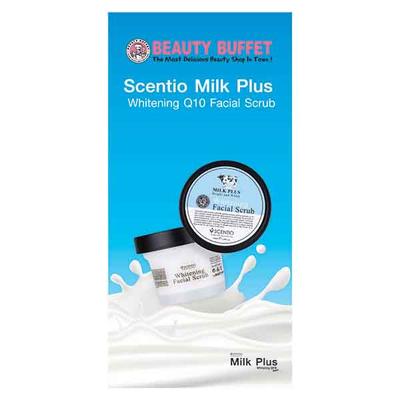 Scentio Milk Plus Organic Whitening Facial Scrub 100 ml - Scrubs & Exfoliants