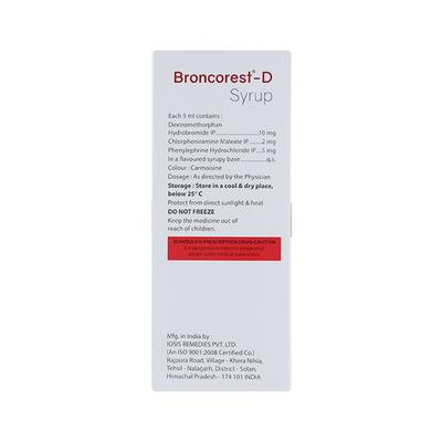 BRONCOREST D Syrup 100ml - Cough And Cold-Cou