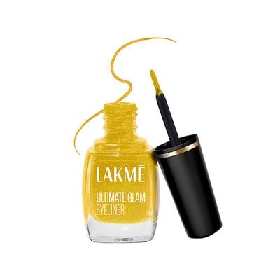 Lakme Ultimate Glam Eye Liner, Semi Matte, Golden, 9ml - Eyeliners