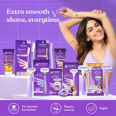 Bombae Flexieco Reusable Body Razor for Women 5's - Razors & Cartridges