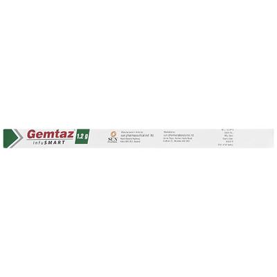 GEMTAZ INFUSMART 1.2gm Injection 120ml - Cancer Oncology-Cyt