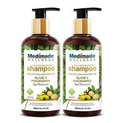 Medimade Olive And Macadamia Shampoo (Pack of 2) 1's - Shampoos