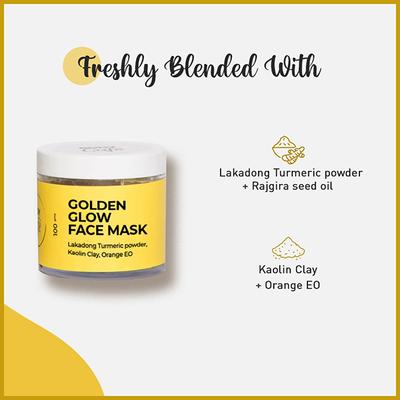 Bodycafe Golden Glow Face Mask 100 gm - Masks & Peels