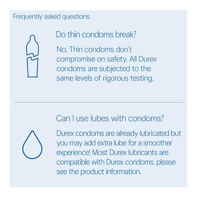 Durex Condoms - Air 10's - Plain/Flavoured Condoms