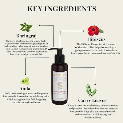 Sadhev - Ayurvedic Shampoo 75 ml - Shampoos