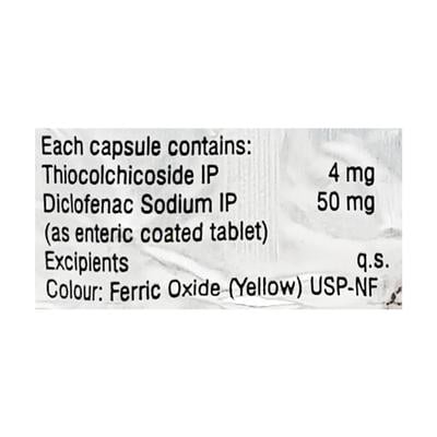 Thioact D 4mg Capsule 10'S - Muscle Cramps/Spasticity-Mus