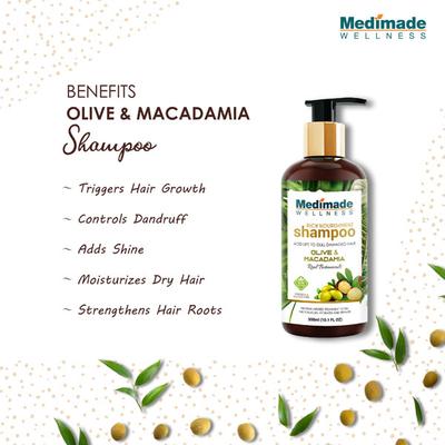 Medimade Olive And Macadamia Shampoo (Pack of 2) 1's - Shampoos