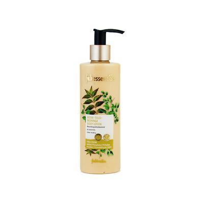 Fabessentials Neem Tulsi Moringa Body Lotion Enriched with Almond Oil Skin-Friendly PH 250 ml - Skin-Treatment