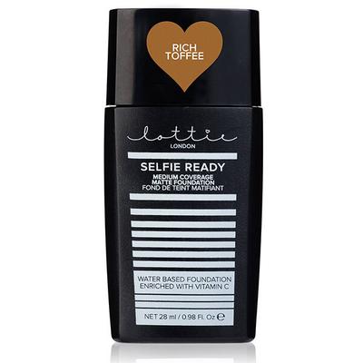 Lottie London SELFIE READY FOUNDATION- MEDIUM COVERAGE MATTE FOUNDATION Rich Toffee 28 ml - Foundation