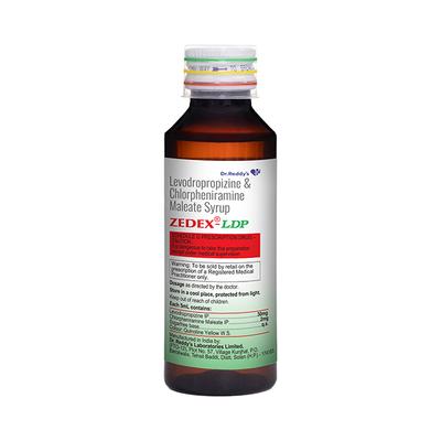 ZEDEX LDP SUGAR FREE Syrup 120ml - Cough And Cold-Cou