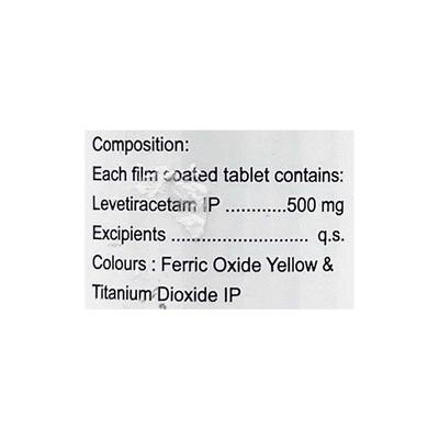 LEVROXA 500 JOY Tablet 60's - Epilepsy/Convulsion-Ant