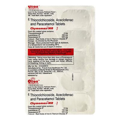 CHYMOMAX MR Tablet 10's - Muscle Spasm-Mus