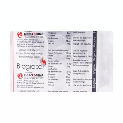 BIOGRACE Tablet 10's - Supplements-Vam