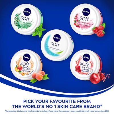 Nivea Soft Moisturising Cream Playfull Peach 200 ml - Lotions & Creams