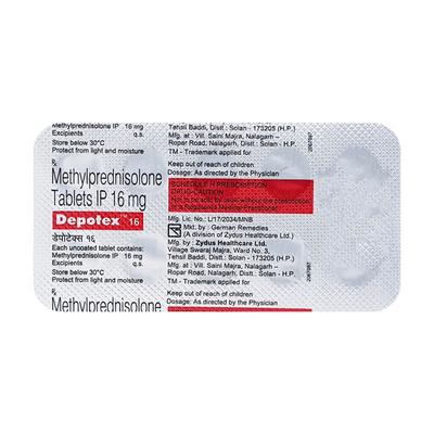 Depotex 16mg Tablet 10'S - Hormonal Therapy-Cor