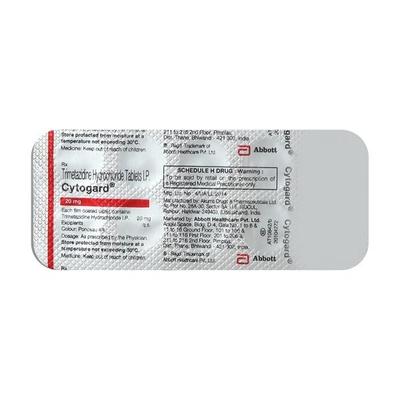 Cytogard 20mg Tablet 10'S - Angina