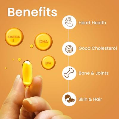 Samika Nutricare Omega 3 Fish Oil 1000mg Capsules 30's - Omega Fish Oil Fatty Acids