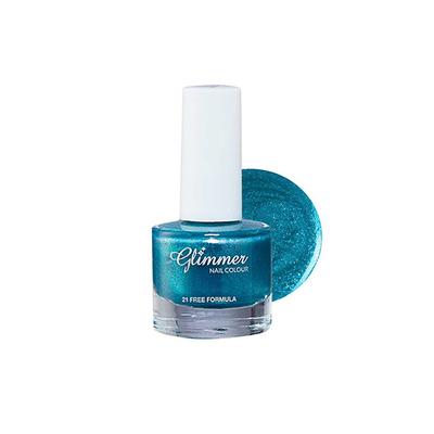 Glimmer Nail Enamel Ocean Blue 8 ml - Nail Polish