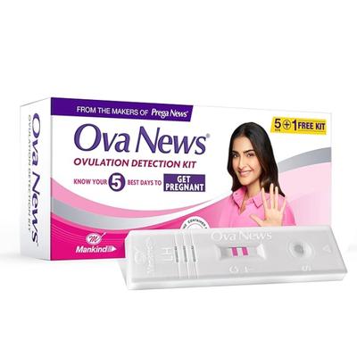 Mankind Ova News Ovulation Detection Kit (5 +1 Free ) 6's - Intimate Tools & Accessories