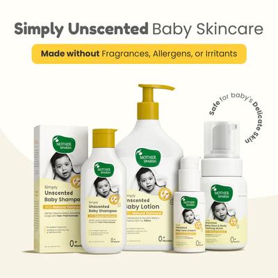 Mother Sparsh Simply Unscented Baby Wash 400 ml - Baby Body Wash