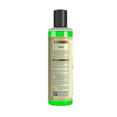 KHADI NATURAL NEEM FACE WASH 210 ml - Face Washes