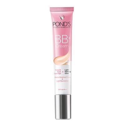 Pond's BB+ Cream, Instant Spot Coverage + Light Make - Up Glow, Ivory SPF 30 Pa++ 18gm - Face Moisturizers