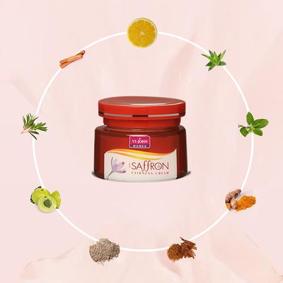 Vi-John Women Saffron Skin Fairness Advanced Cream - Pack of 5 x 50 gm - Lotions & Creams