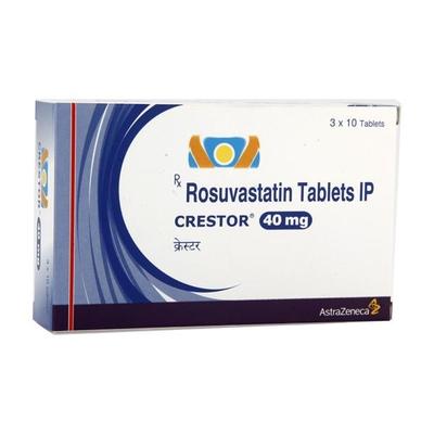 Crestor 40mg Tablet 10'S - High Cholesterol-Dys