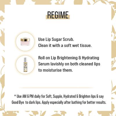 Keya Seth Aromatherapy Lip Brightening and Hydrating Serum with Roll-On with Hyaluronic Acid, Rose Oil 8 ml - Lip Scrubs