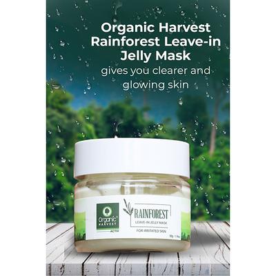 Organic Harvest Activ Rainforest Leave-in Jelly Face Mask 50 gm - Masks & Peels