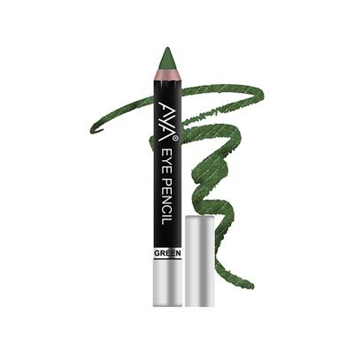 Aya Eye Pencil For Kajal / Eyeliner - Green 2.8 gm - Eyeliners