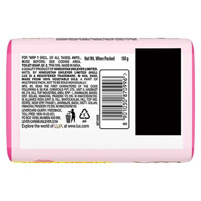 LUX Soft Glow Buy 4 Get 1 Free Offer Rose & Vitamin E Bathing Soap For Glowing Skin Beauty Soaps 750 gm - Soaps