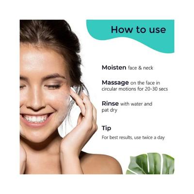 Pilgrim Volcanic Lava Ash Face Wash 100 ml - Face Wash & Cleansers