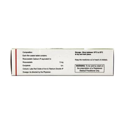 Crevast 5mg Tablet 10'S - High Cholesterol-Dys