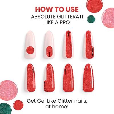 Lakme Absolute Glitterati Collection Nail Gloss 114 Fireball 12ml - Nail Polish