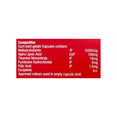 NERVENTIN PLUS Capsule 10's - Supplements-Vam