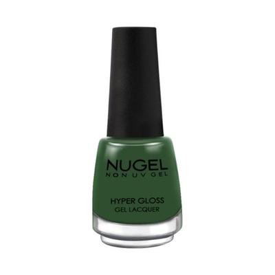 Nugel BASIL GREEN 80 Non Uv Gel Hyper Gloss Nail Enamel 13 ml - Nail Polish