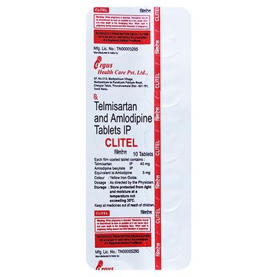 CLITEL Tablet 10's - Hypertension-Ang
