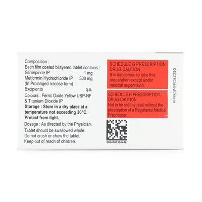 Glimestar M1 Tablet 10'S - Diabetes-Ant