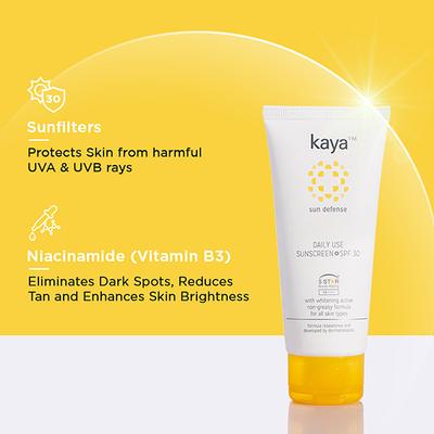 Kaya DAILY USE SUNSCREEN SPF 30 75 ml - Face Sunscreen