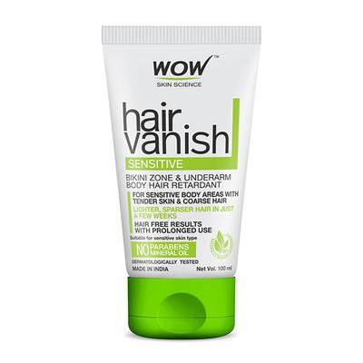 WOW Skin Science Hair Vanish Sensitive 100 ml - Shaving & Hair Removal