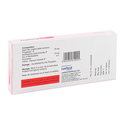 PEGABANYL NT Tablet 10's - Neuropathic Pain-Dru