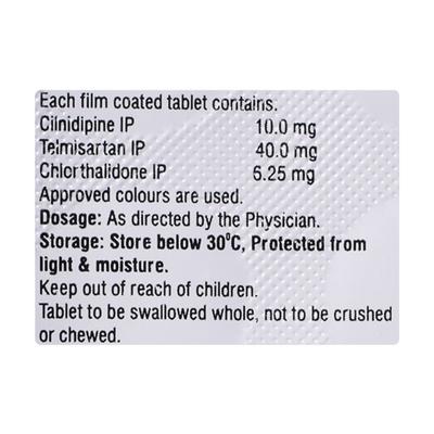 DILNIP TRIO 6.25 Tablet 10's - Hypertension-Cal