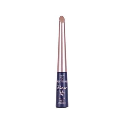 Half N Half Power Up Felt Tip Matte Eyeliner, 24H Long Lasting- Midnight Blue 4.8 ml - Eyeliners