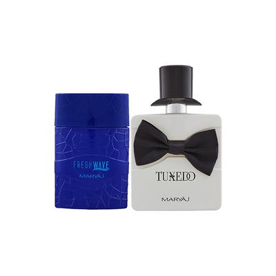 Maryaj Fresh Wave EDP Citrus Woody Perfume And Maryaj Tuxedo EDP Spicy Woody Perfume 200 ml - Men Perfumes (Edt/Edp)