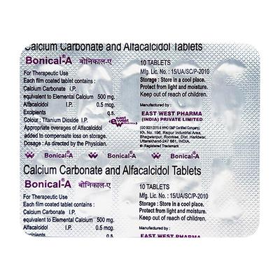 Bonical A Tablet 10'S - Supplements-Cal