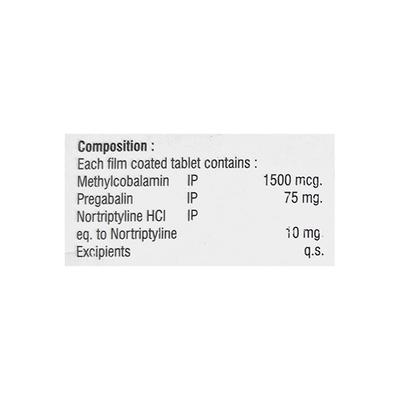 PRE NICGABA NTM Tablet 10's - Neuropathic Pain-Dru