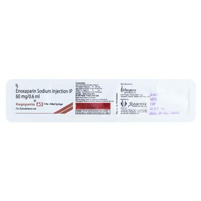 REGEPARIN 60 Injection 0.6ml - Blood Clot-Ant